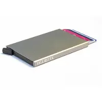 Dstrct Figuretta - Cardholder metallic Aluminium | Maat 1