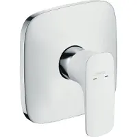 Hansgrohe PuraVida - Afdekset voor douchekraan, wit/chroom 15665400