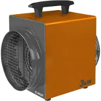 Eurom Heat-Duct-Pro 3.3 kW | Elektrische werkplaatskachel met thermostaat 3300W - 332469