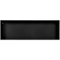 Looox Colour BoX inbouwnis - 90x30x10cm - RVS Zwart mat