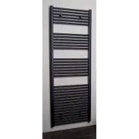 Sanicare design handdoekradiator 60x172cm zwart mat