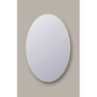 Sanicare Spiegel ovaal q-mirrors 80x60 cm pp geslepen incl. Ophanging