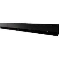 Meubella TV-Meubel Asino mat zwart - 280 cm