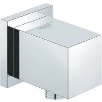 GROHE Euphoria Cube wandaansluitbocht buitendraad beveiliging tegen terugstroming chroom