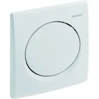 Geberit Bedieningsplaat voor urinoir, pneum.bediening, model Samba, wit 241.319.11.1