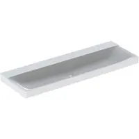 Geberit Xeno2 wastafel 140x48x14cm zonder kraangaten zonder overloop KeraTect wit 500931001
