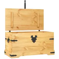 vidaXL Opbergkist Mexicaans grenenhout Corona-stijl 91x49,5x47 cm