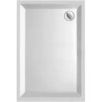 Plieger Douchebak kwadrant acryl wit 120x90 cm rechthoek 4.5 cm hoog