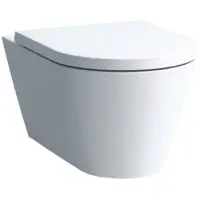Laufen Kartell - Hangend toilet, vario waste, Rimless, mat wit H8203377570001