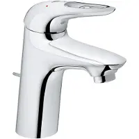 GROHE Eurostyle New Wastafelkraan - Medium uitloop - Met trek-waste - Waterbesparend