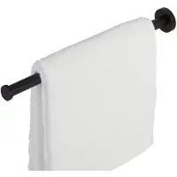 Geesa Nemox handdoekrek 1 arm zwart