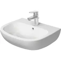 Duravit D Code wastafel 55x43cm wit