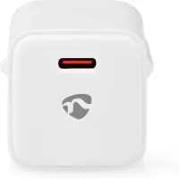 Nedis thuislader met 1 USB-C PD poort - Smart IC - 20W / wit
