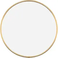 vidaXL Wandspiegel rond Ø30 cm goudkleurig