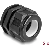 DeLOCK Kabelwartel | M32 | 18-25 mm | EX | IP68 | zwart | 2 stuks