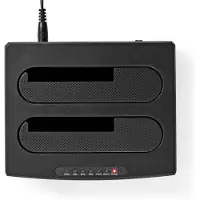 Nedis Harde schijf docking station | | 2x 2.5 en 3.5