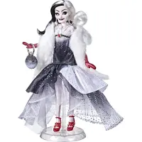 Disney Princess Style Series Cruella De Vil, Hedendaagse Modepop met Accessoires, Verzamelobject voor Meisjes 6 Jaar en Ouder