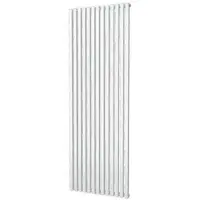 Boss & Wessing Designradiator Plieger Siena Enkele Variant 1422 Watt Middenaansluiting 180x60,6 cm Wit