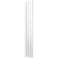 Plieger Designradiator Cavallino Retto Dubbel 905 Watt Middenaansluiting 200x29,8 cm Wit