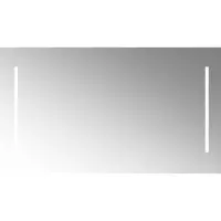 Plieger spiegel 140x60cm met geïntegreerde LED verlichting 2x verticaal