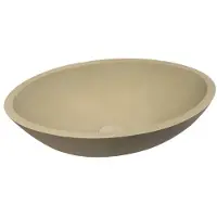 Best design New Stone waskom 52x38cm met klikwaste Solid Surface sandstone
