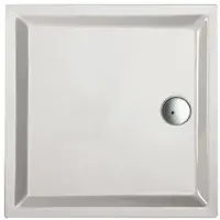Plieger Liberty douchebak vierkant 90x90x4cm wit