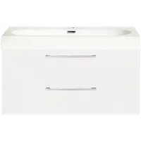 Differnz Somero badmeubelset 80cm hoogglans wit