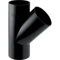 Geberit Sanitair installatiemateriaal, PE T-stuk 45 ° (369.125.16.1)