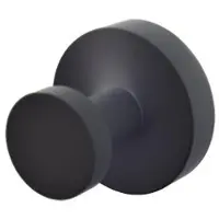 Plieger handdoekhaak magnetisch 49mm mat zwart