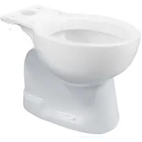 Van Marcke GO Vrijstaande Toiletpot Van Marcke ISIFIX Vloeraansluiting (H(PK) 21.5 cm Wit