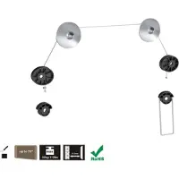 Macleans Vaste muurbeugel wandbeugel LED PLASMA TV 32-70" tot 50 kg Maclean