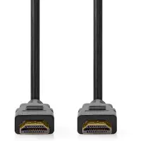 Nedis Ultra High Speed HDMI-Kabel | HDMI Connector | HDMI Connector | 8K@60Hz | 48 Gbps | 3.00 m | Rond | 6.7 mm | Zwart | Label - CVGL35000BK30