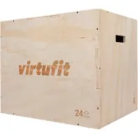 VirtuFit Houten Plyo Box 3-in-1 - Groot - 50 x 60 x 75 cm