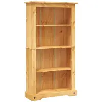 vidaXL Boekenkast grenenhout met 4 planken Corona-stijl 80x29x150 cm
