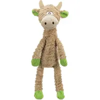 Trixie - Honden Speelgoed - Koe - Pluche - Touw - 50 cm