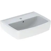 Geberit Bastia Fontein Square - 50x38cm - kraangat - overloop - wit 502.921.00.1
