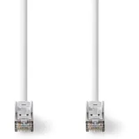 Nedis Cat 8.1 Netwerkkabel | S/FTP | RJ45 Male | RJ45 Male | 7.50 m | Rond | LSZH | Wit | Label