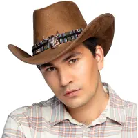 Coppens Cowboyhoed Django bruin