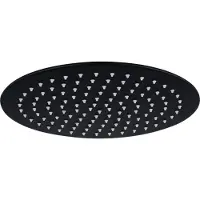 FortiFura Calvi Hoofddouche - 25cm - rond - 6mm - zwart mat SW720553