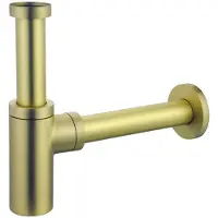 FortiFura Calvi sifon Geborsteld Messing PVD SW769528