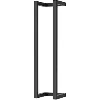 FortiFura Calvi Handdoekrek - 60x12.5x12.5cm - PVD - geborsteld gunmetal (antraciet) SW798606