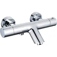 FortiFura Calvi Thermostatische Badkraan - Chroom SW720223
