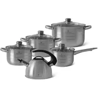 Loyalty SP ZOO Classic Line - Pannenset - RVS - 9 delig - Voorzien Van 5-Laags Bodem!
