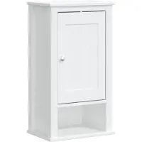 vidaXL Badkamerkast BERG 40x27x71,5 cm massief grenenhout wit