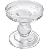 Clayre & Eef Kandelaar Ø 9x9 cm Transparant Glas Transparant