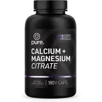 Pure Calcium Magnesium Citraat - 180 v-caps