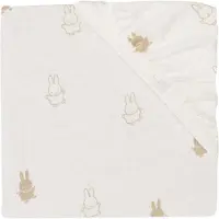 Jollein Hoeslaken Jersey 40/50x80/90cm Happy Miffy Nougat