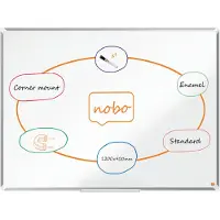 Nobo Whiteboard Premium Plus 90x120cm emaille