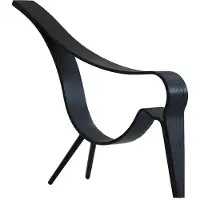 Cooee Design Woody Bird medium Zwart gebeitst eikenhout