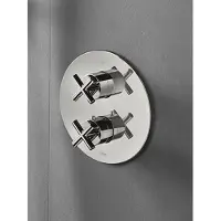 Hotbath Chap thermostaat inbouw met omstel C009 chroom HB009 / C009EXTCR